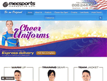 Tablet Screenshot of meesports.com
